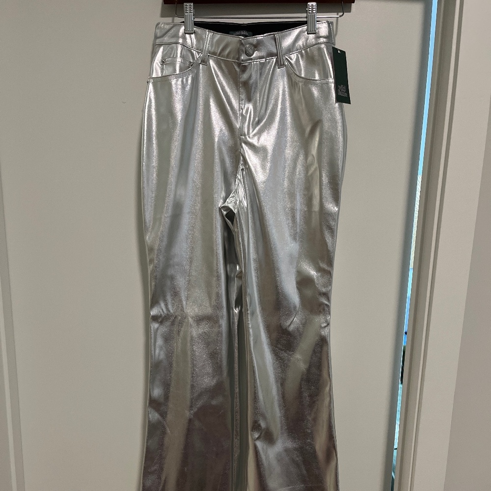 Never worn silver pants!